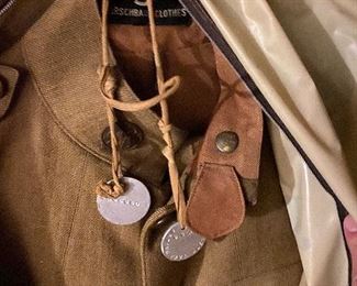 Close up of WWII uniform