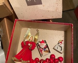 Vintage Christmas ornaments