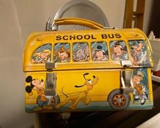 Vintage Disney school bus lunchbox
