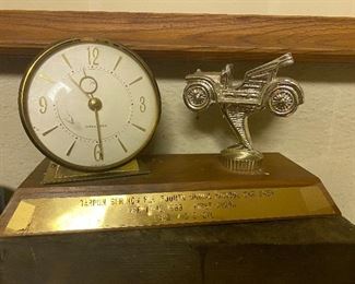 Clock trophy