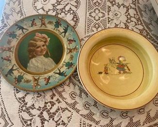 Advertising children's plates