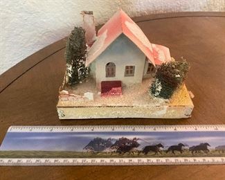 Vintage Putz Christmas houses