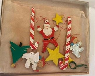 Vintage Christmas mobile