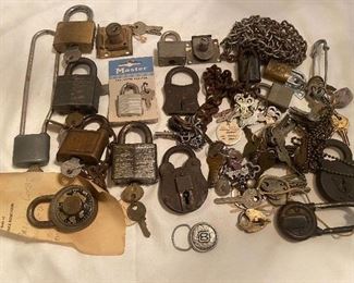 Vintage padlocks