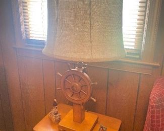 Captian wheel turns as light switch 