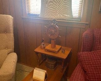 Mid-Century Modern Step End Tables (pair)