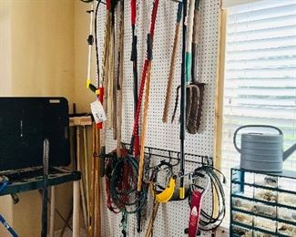 Large lawn tools, weedeater, blower 