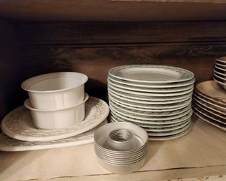 Dishes of various types and colors