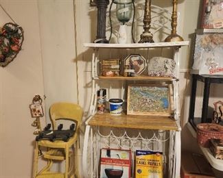 In bedroom with Barbies and other dolls