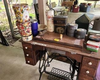 Outside under carport