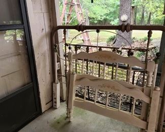 Outside under carport 