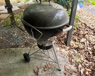 Outside under carport 