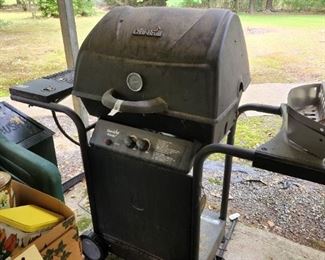 Outside under carport 