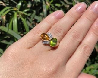Citrine, Peridot 