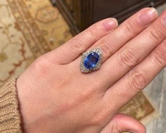 No Heat Sapphire Ring GIA Gemologist Appraisal With Every Major piece of Jewelry 