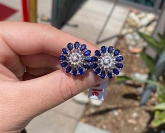 Sapphire Earrings 