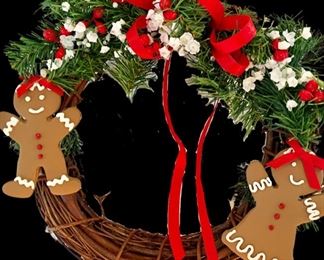 gingerbread wreath