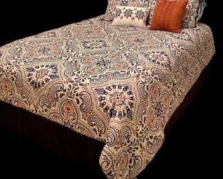 Queen Bed Box Springs Frame Complete Bed In Bag