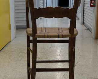 Minton-Spidell rush seat counter stools - 2 available. Measures 20" W with 23" seat height. Photo 2 of 2. 
