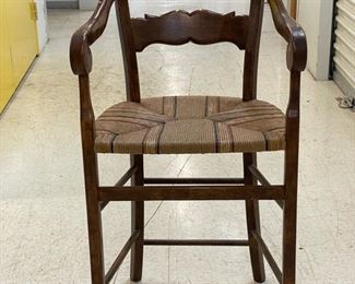 Minton-Spidell rush seat counter stools - 2 available. Measures 20" W with 23" seat height. Photo 1 of 2. 