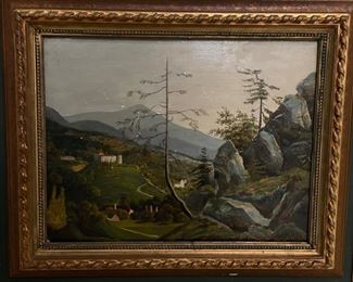 Italian oil painting. Signed by artist. Measures 15" x 11." Photo 1 of 2. 
