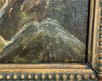 Italian oil painting. Signed by artist. Measures 15" x 11." Photo 2 of 2. 