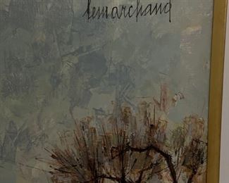 Pierre LeMarchand original oil painting. Measures 38" x 51." Photo 2 of 2. 