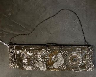 Badgley Mischka Beaded Clutch. 