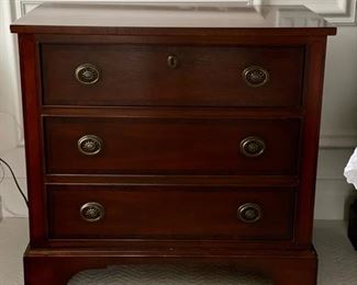 Henredon Aston Court bedside table - 2 available. Each measures 34" W x 20" D x 32" H. Photo 1 of 2. 