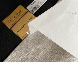 Walter E. Smithe three-seat neutral upholstered sofa. Measures 82" W  x 40" D.  Photo 4 of 4. 