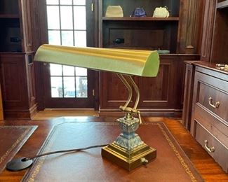 Brass Bankers Desk Lamp. Photo 2 of 2. 