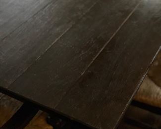 Vintage Pine farmhouse dining table. Measures 95.75" L x 41.5" W x 30 H" with 25.5" clearance. Photo 4 of 5. 