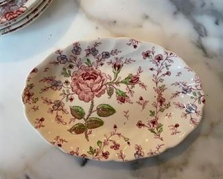 Sample of Johnson Bros Rose Chintz china. Photo 3 of 4. 