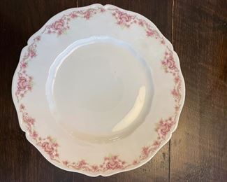 Theodore Haviland Limoges China. Pieces include: 7 dinner plates, 9 fruit bowls and a vegetable Bowl.  