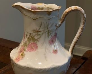 Theodore Haviland Limoges pitcher. 