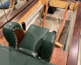 Vintage Pilates reformer with leather straps. Photo 5 of 7. 