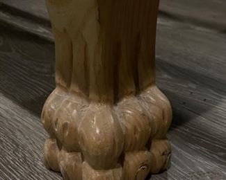 Vintage Pilates reformer with leather straps and paw feet. Photo 6 of 7. 