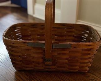 Vintage woven basket. Photo 1 of 3. 