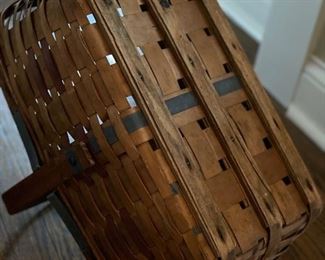 Vintage woven basket. Photo 3 of 3. 