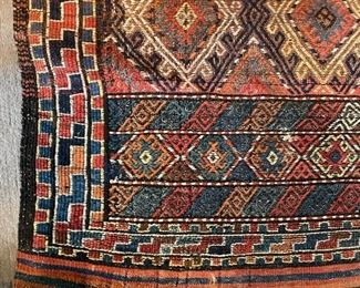 Antique Persian (Iran) Rug. Measures 5'10" x 8' 9". Photo 2 of 3. 