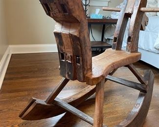 Antique Chinese rocking horse. Photo 2 of 4. 