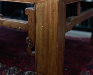 Golden Triangle antique woven-top Chinese day bed. Measures 76" W x 29" W x 16" H. Photo 6 of 6. 