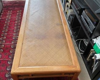 Golden Triangle antique woven-top Chinese day bed. Measures 76" W x 29" W x 16" H. Photo 1 of 6. 