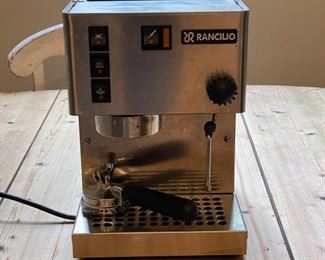 Rancilio Silvia home espresso machine. 