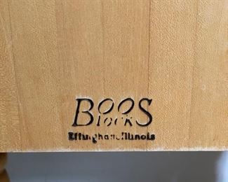 Vintage John Boos maple Butcher Block table. Measures 23.5" x 18" x 34" H. Photo 4 of 4. 