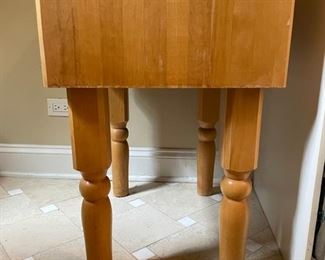 Vintage John Boos maple Butcher Block table. Measures 23.5" x 18" x 34" H. Photo 2 of 4. 