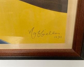 Vintage Mossant Poster. Measures 26" x 34." Photo 1 of 3. 