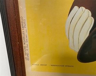 Vintage Mossant Poster. Measures 26" x 34." Photo 3 of 3. 