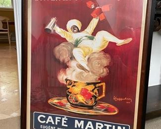 Vintage Cafe Martin Poster. Measures 26" x 34." Photo 1 of 3. 