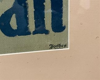 Forbes Americans All Victory Liberty Loan poster. Photo 1 of 2. 